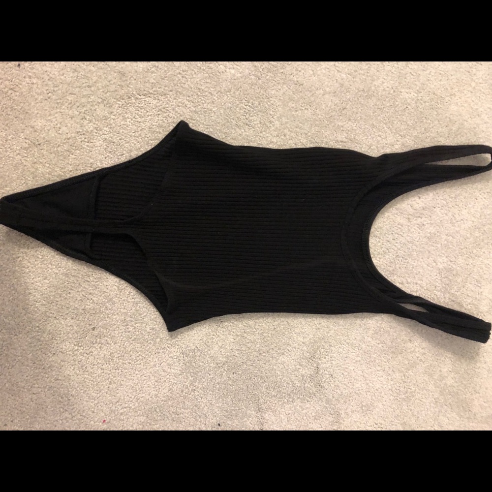 Aritzia Black Body Suit